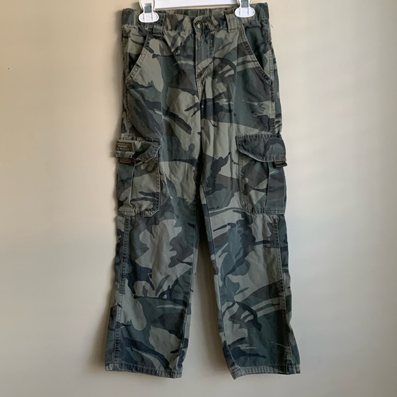 Wrangler cargo camouflage jeans size 10 regular - Picture 1 of 3
